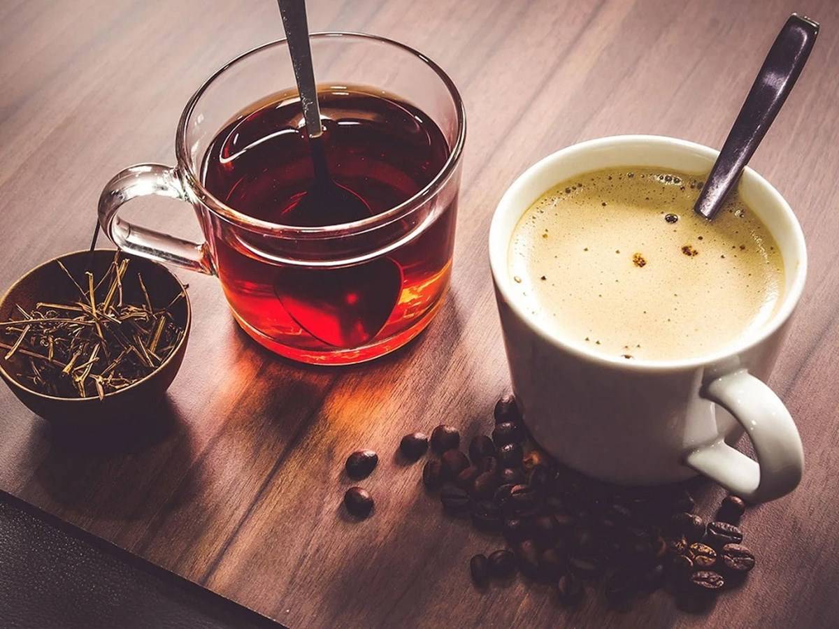 Coffee and tea can both boost your energy levels.
