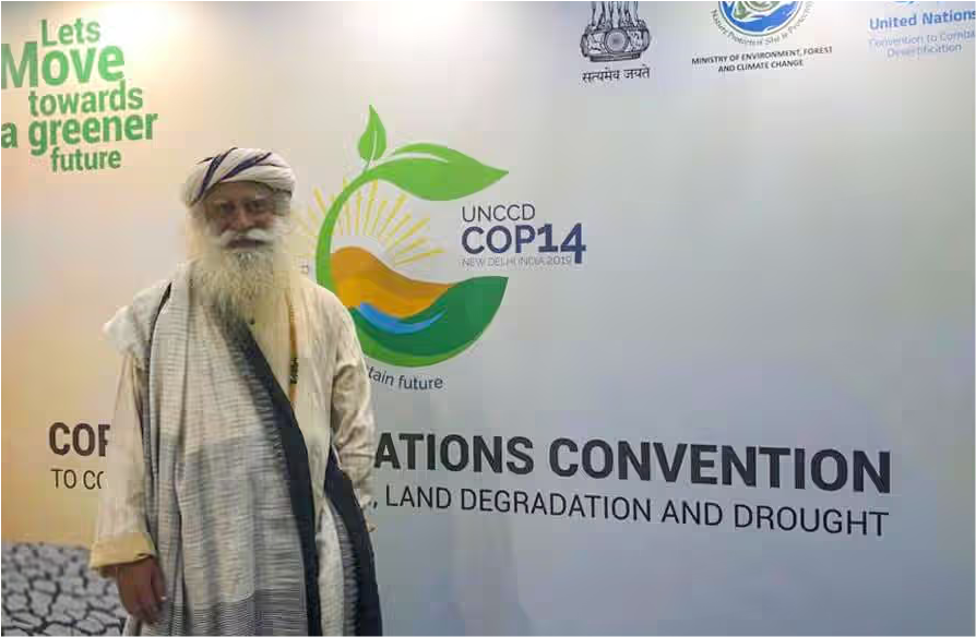 Sadhguru at UNCCD