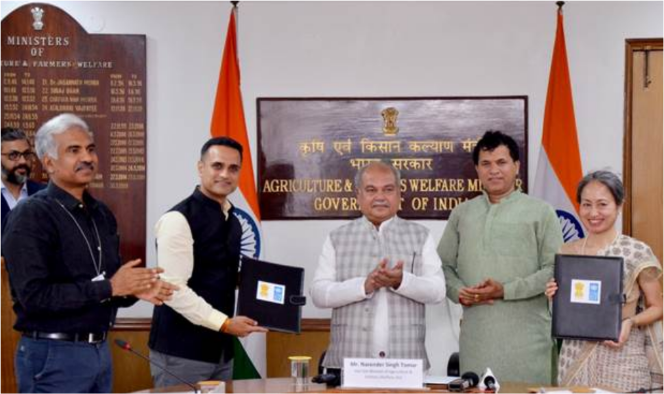 MoU Signing Ceremony between Agriculture Ministry & UNDP