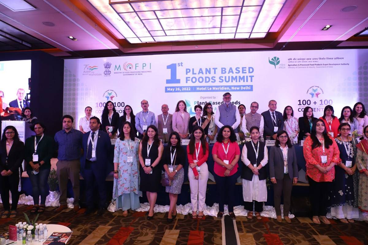 During the Inauguration of India’s 1st Plant Based Foods Summit in New Delhi