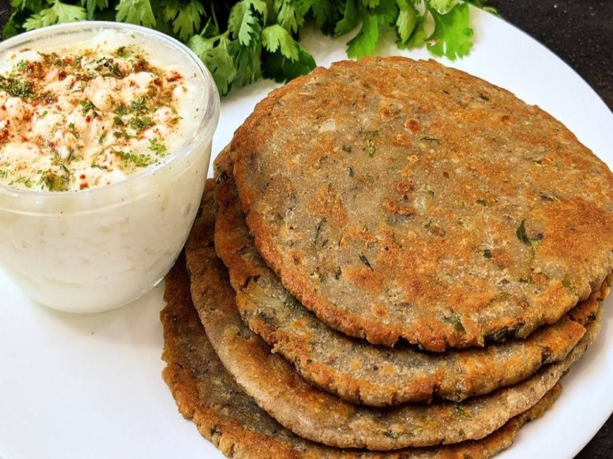 This kuttu ka paratha is a simple recipe that goes well with dahi.