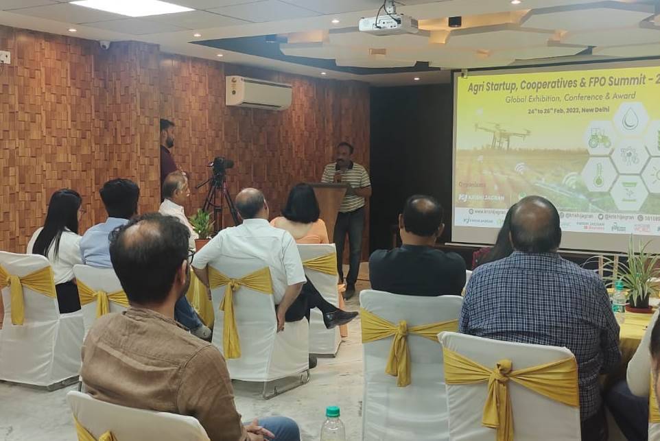 Ved Prakash delivering his speech