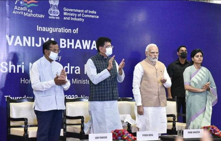 PM Modi Inaugurates 'Vanijya Bhawan' & Launches NIRYAT Portal