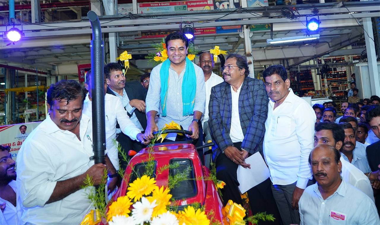 Zaheerabad is Mahindra’s youngest and largest tractor manufacturing plant in terms of capacity.