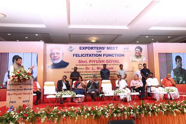 Piyush Goyal at Exporters' Meet