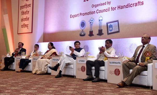 Piyush Goyal, Union Minister of Textiles, Commerce & Industry, Consumer Affairs, Food and Public Distribution at 23rd Handicrafts Export Awards