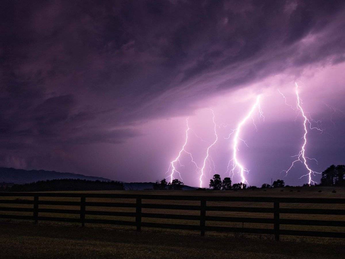 The department cautioned that isolated locations are expected to experience strong to extremely heavy rain as well as thunderstorms and lightning.