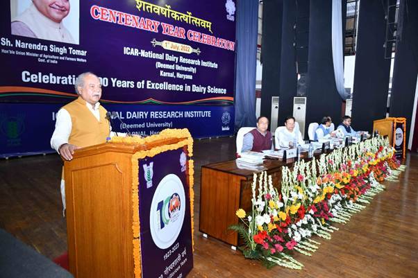 Narendra Singh Tomar, Union Agriculture Minister at Centenary Year Celebrations of NDRI