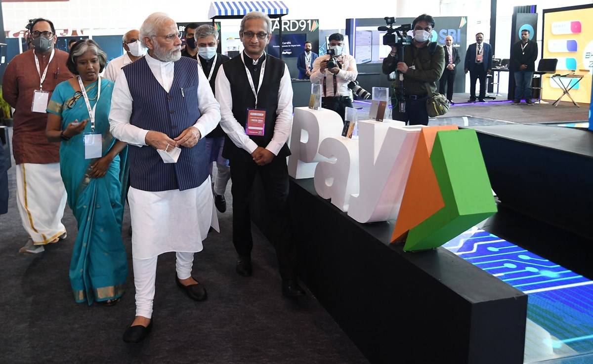 PM Modi at Digital India Week 2022 Exhibition in Gandhinagar