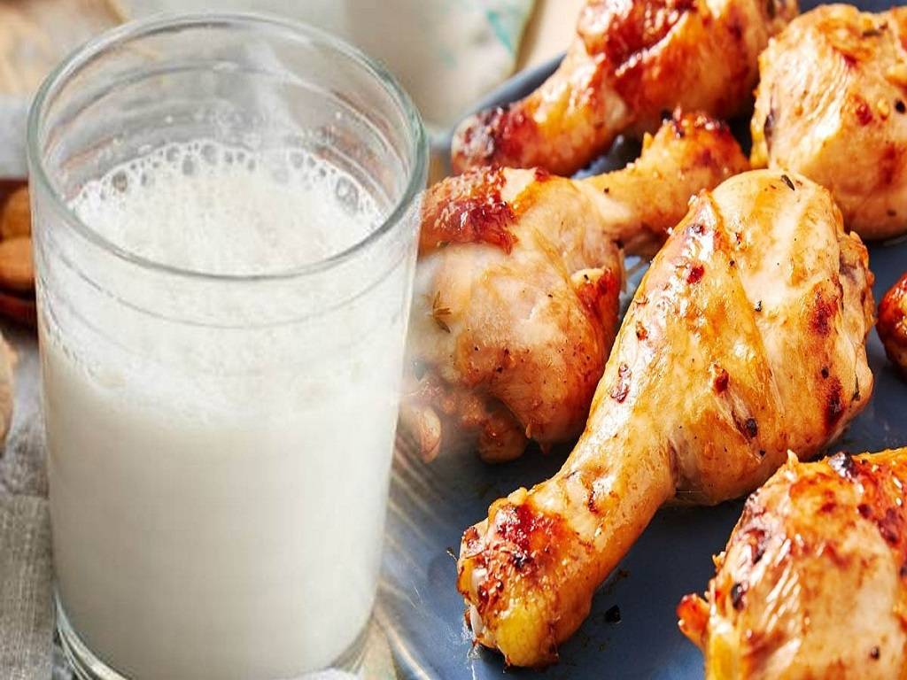 A number of problems, including gas, bloating, discomfort, stomach ache, nausea, acid reflux, heartburn, and ulcers, can happen by drinking milk after eating meat.