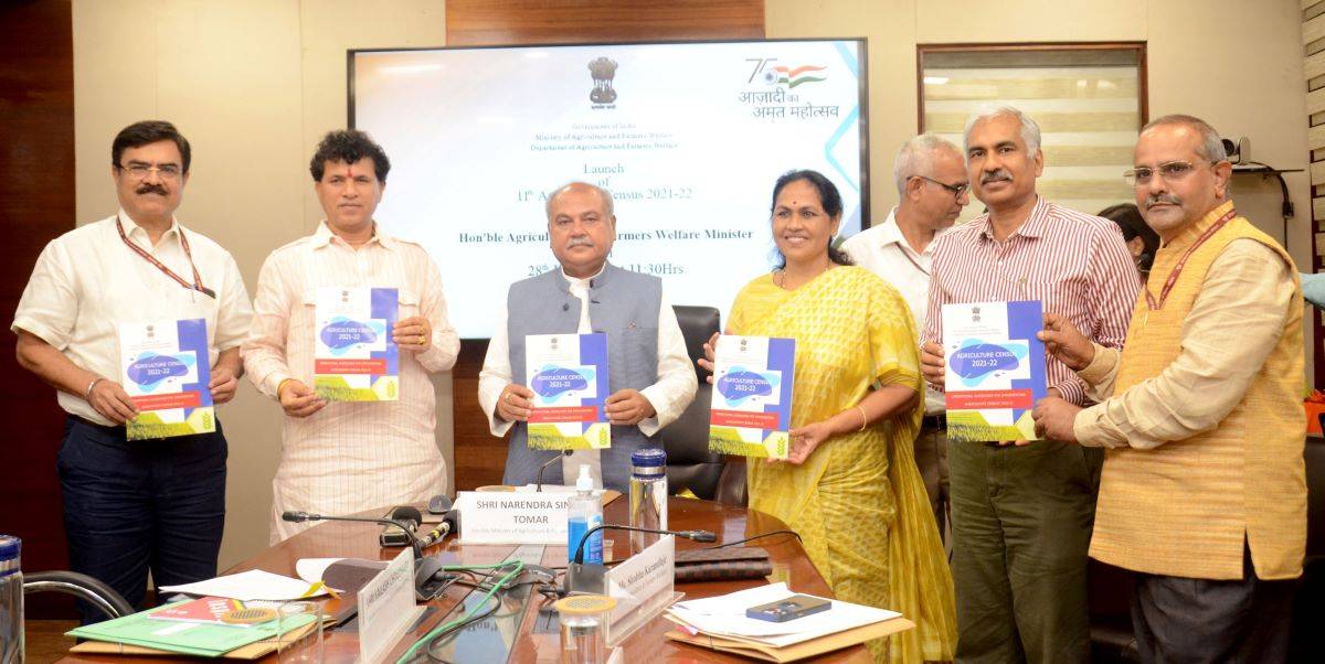 Narendra Singh Tomar, Union Minister for Agriculture and Farmers Welfare Launches 11th Agriculture Census