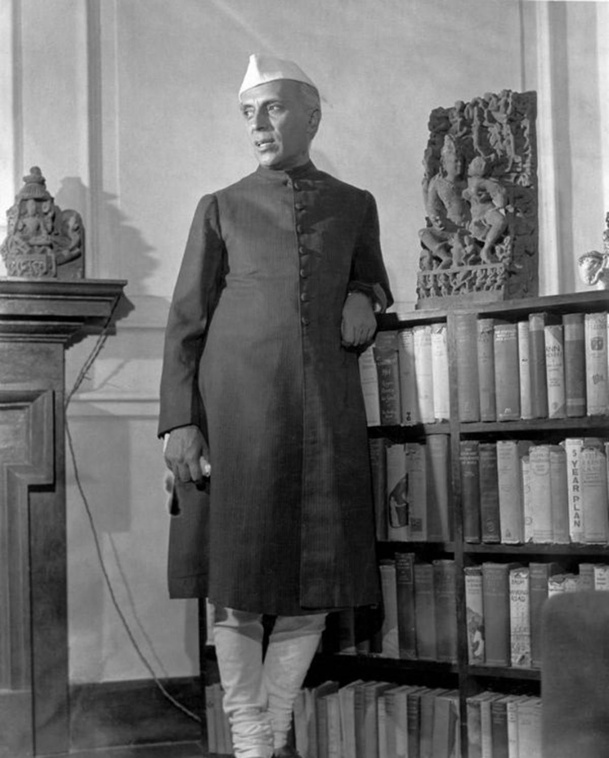 Jawaharlal Nehru, first president of India, chosen as the style icon.