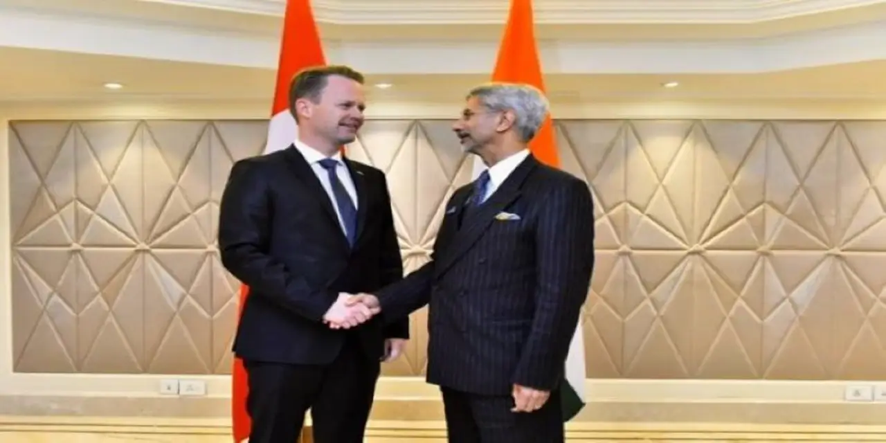 External Minister Jaishankar Meets Denmark Minister Flemming Moller Mortensen in New Delhi