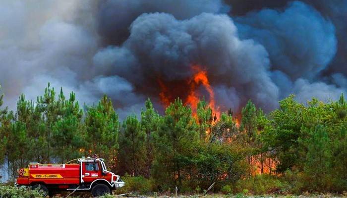 Wildfire in Western Europe (Pic Source-News Age)