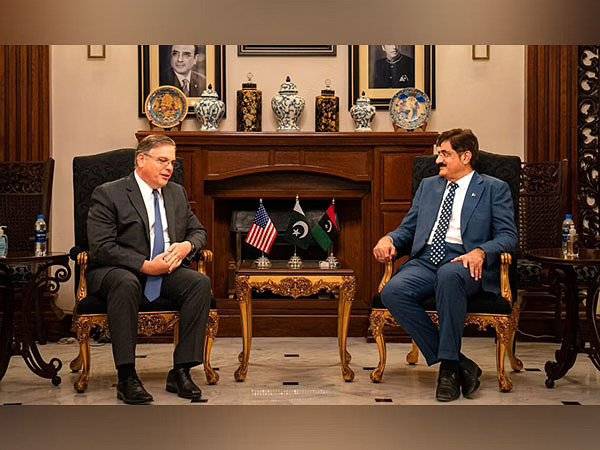 US Ambassador to Pakistan, Donald Blome and Sindh CM Murad Ali Shah. (Photo Source: US Embassy Website)
