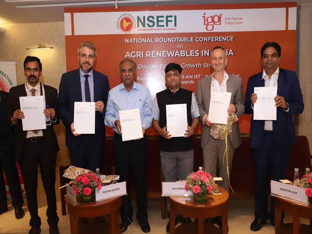 NSEFI and IGEF launched report "Legal Aspects of Agri-Photovoltaics in India"