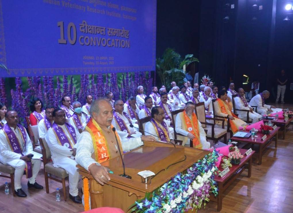 Narendra Singh Tomar, Agriculture Minister at Convocation Ceremony of Indian Veterinary Research Institute