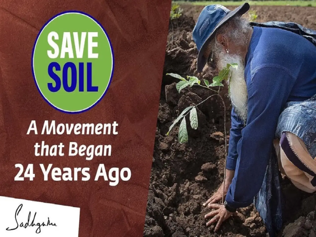 Sadguru's Save Soil Movement