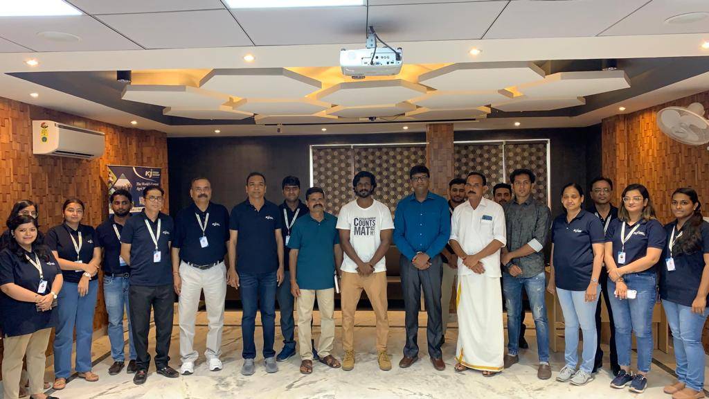 Director of Amalfarm Solutions Private Limited, Rahul Prakash, Jerin Baby, Designated Partner, Spice Shuttle Exim LLP, and Tony Joy, Managing Partner, Spice shuttle Exim LLP, Unnikrishnan and Sashi from Wayanad Gandhakasala Rice Association with the KJ team.