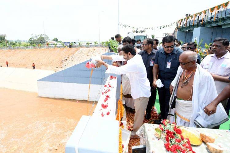 Andhra Pradesh CM- Y S Jagan Mohan Reddy inaugurates Nellore and Sangam barrages