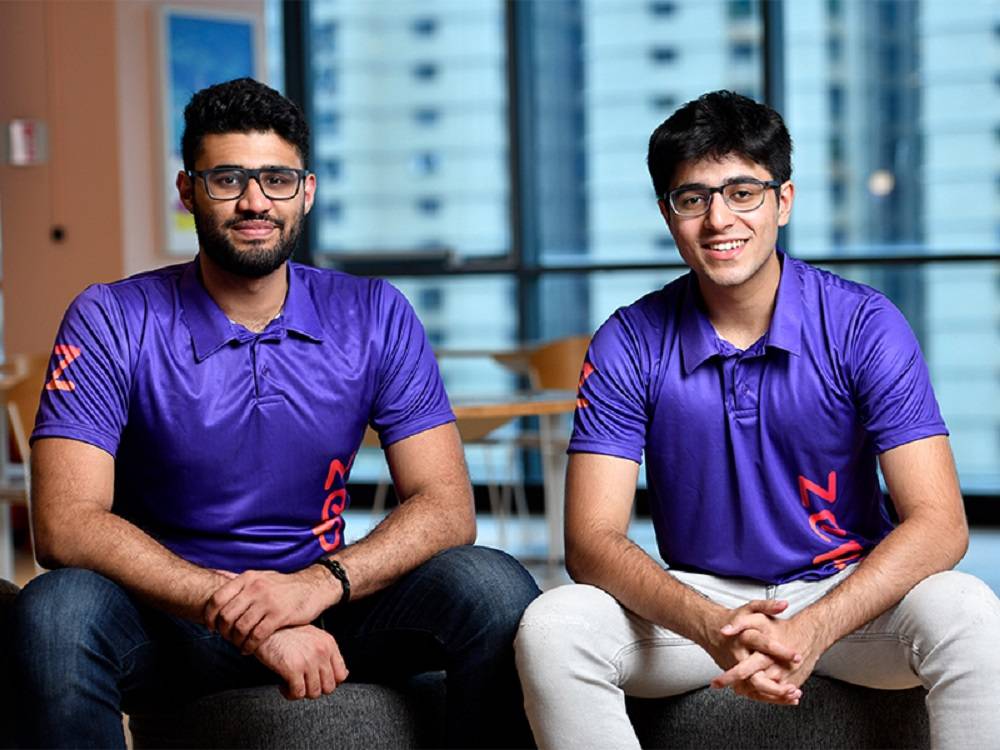 L-R, Kaivalya Vohra and Aadit Palicha, cofounders of Zepto