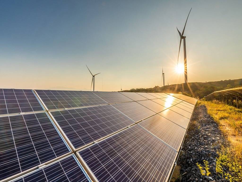 The first hybrid power plant in Jaisalmer, Rajasthan