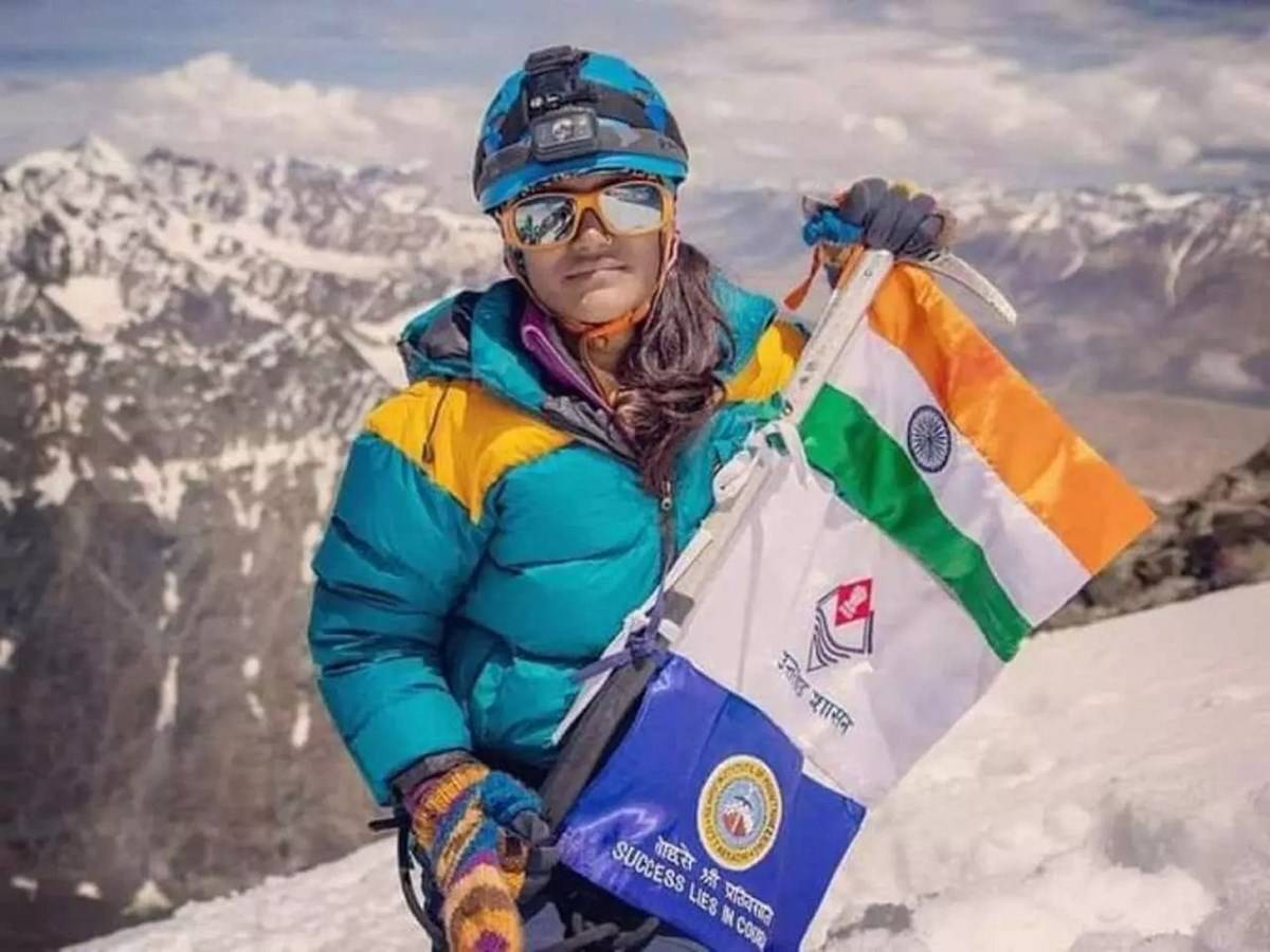Savita Kanswal, who climbed the Mount Everest.