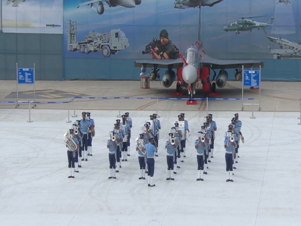 The parade took place at the 90th anniversary celebration of Indian Air Force Day in Chandigarh