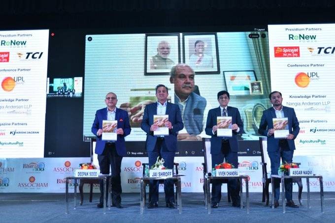 The valedictorian address was delivered virtually by Narendra Singh Tomar after the release of the ASSOCHAM Knowledge report paper.