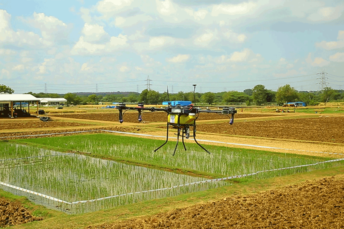 Drone applications in agriculture are endless – from efficient crop protection to spraying, mapping and surveying
