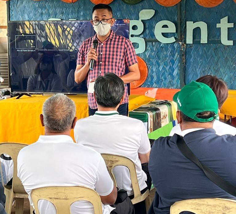 Syngenta Philippiness showcased their  NK6414 corn variety during the farm visit