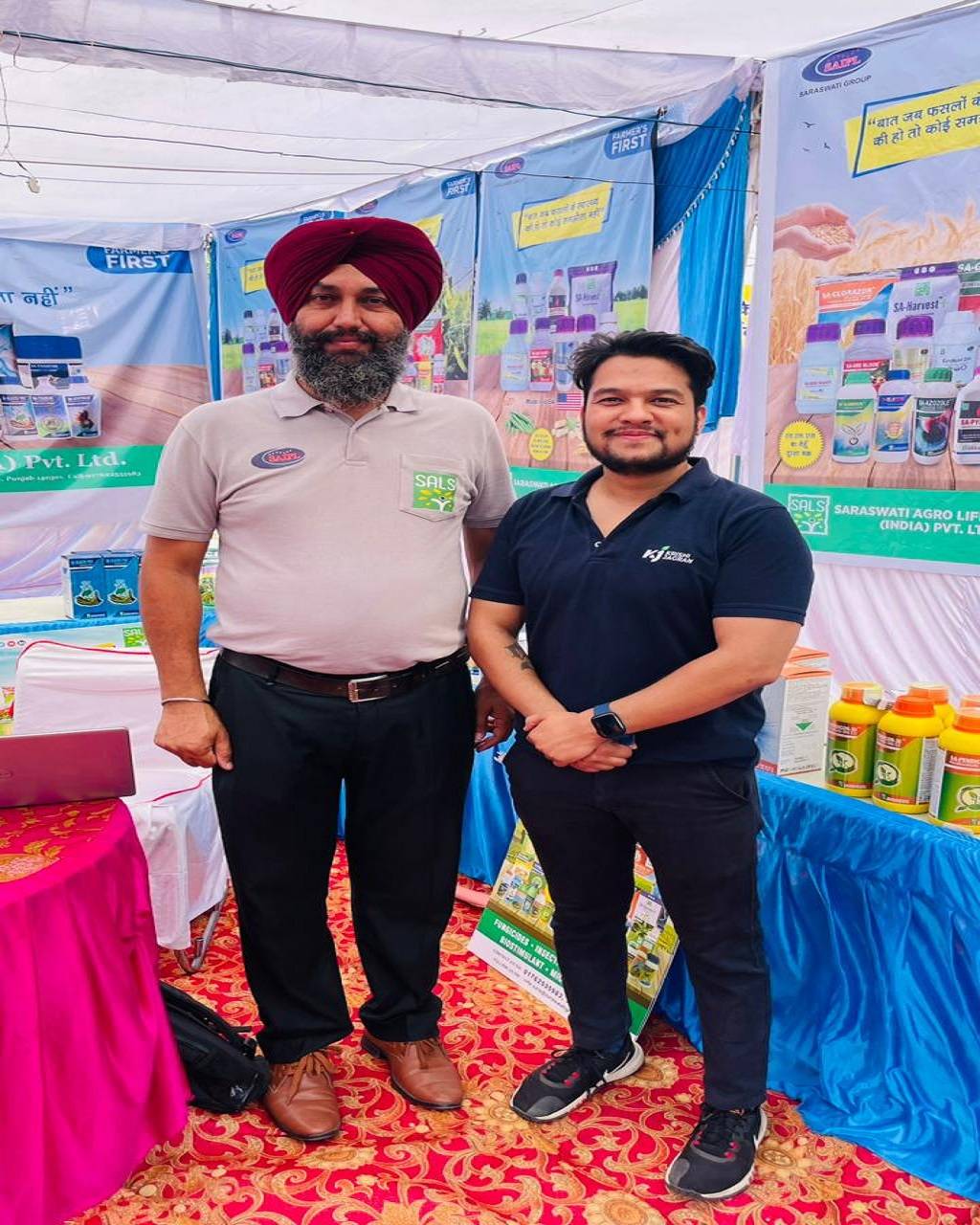 Mr. Sarabjit of Saraswati Agro Chemicals