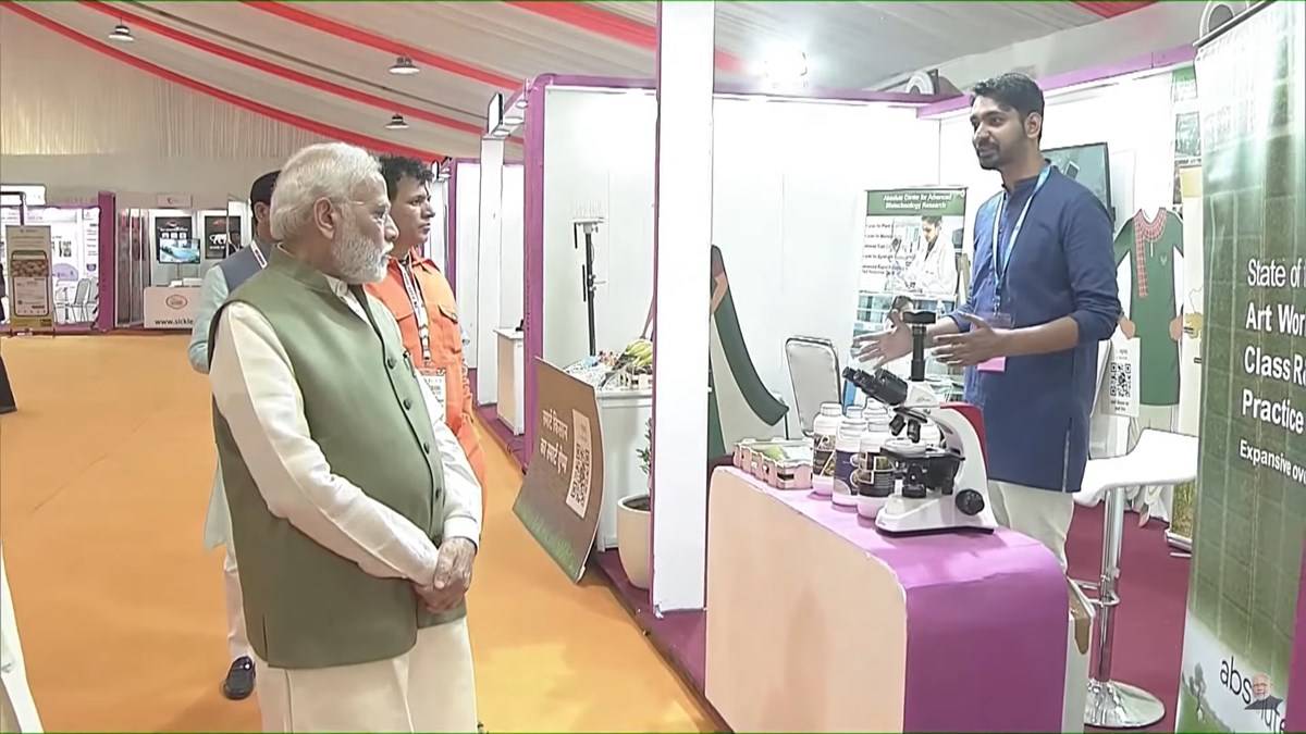 PM Modi with Agam Khare, CEO & Founder, Absolute
