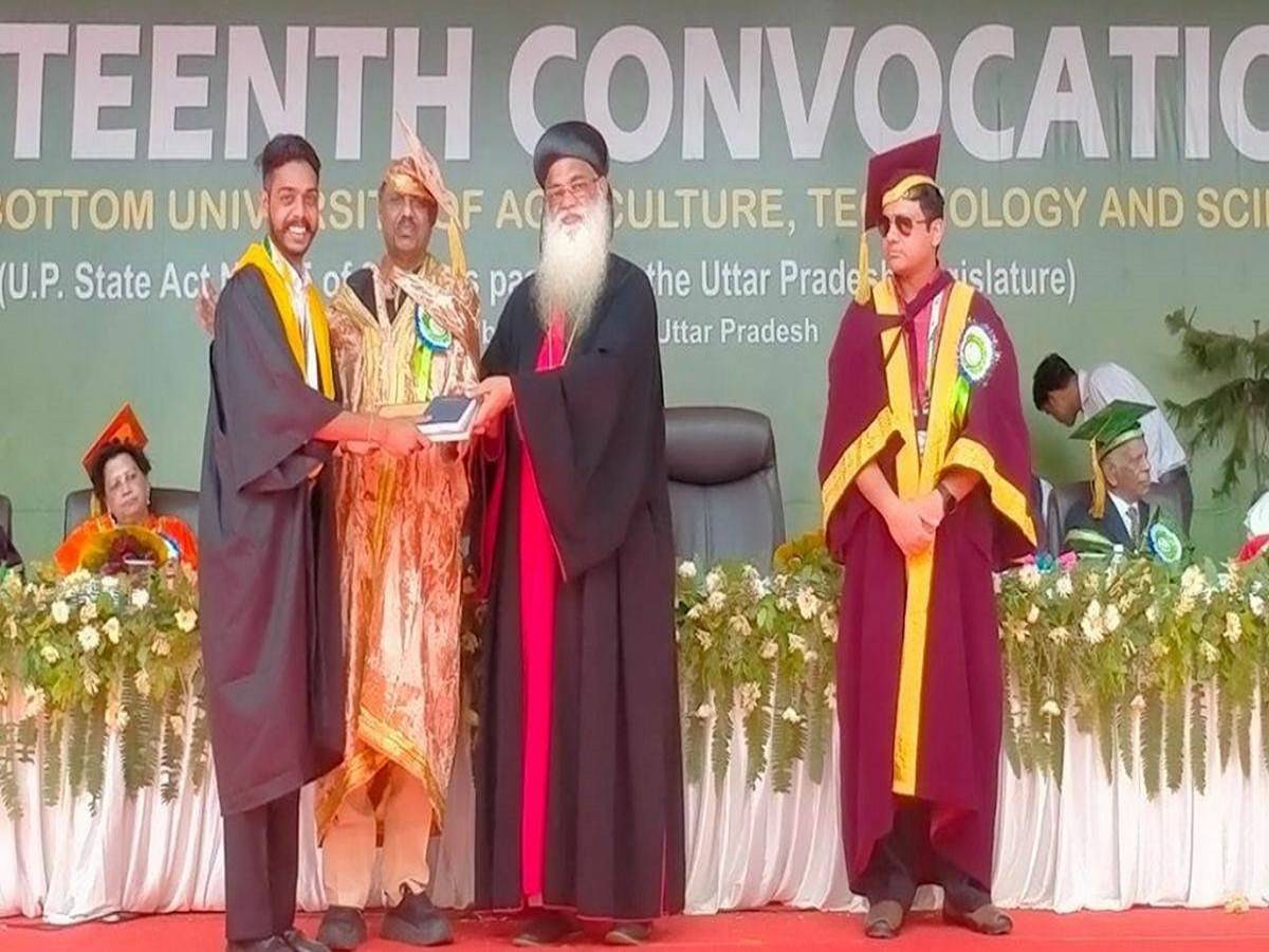 Sam Higginbottom University of Agriculture, Technology and Science (SHUATS)  13th Annual Convocation on 27 October 2022.
