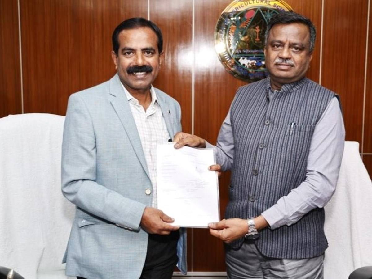 Dr. S. V. Suresha, Dean of Student Welfare, has been appointed as Vice Chancellor of the University of Agricultural Sciences (UAS) in Bangalore