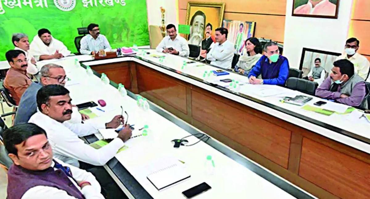 State Disaster Management Authority (SDMA) meeting presided over by the Jharkhand chief minister
