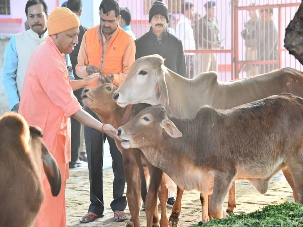 CM Yogi Adityanath kept emphasizing on that we need to protect cows