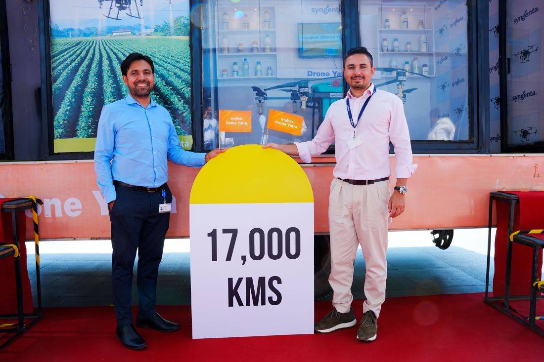 Syngenta also concludes a unique Drone Yatra after completing 17,000 km in 13 states.