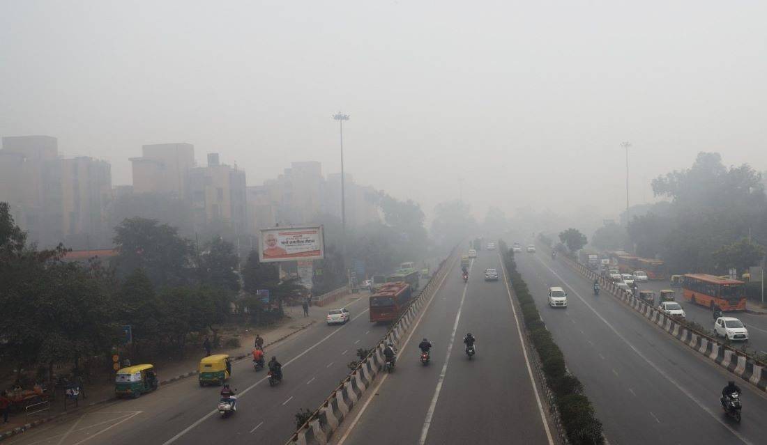 Gurugram recorded a minimum temperature of 10.5 degrees Celsius (°C)