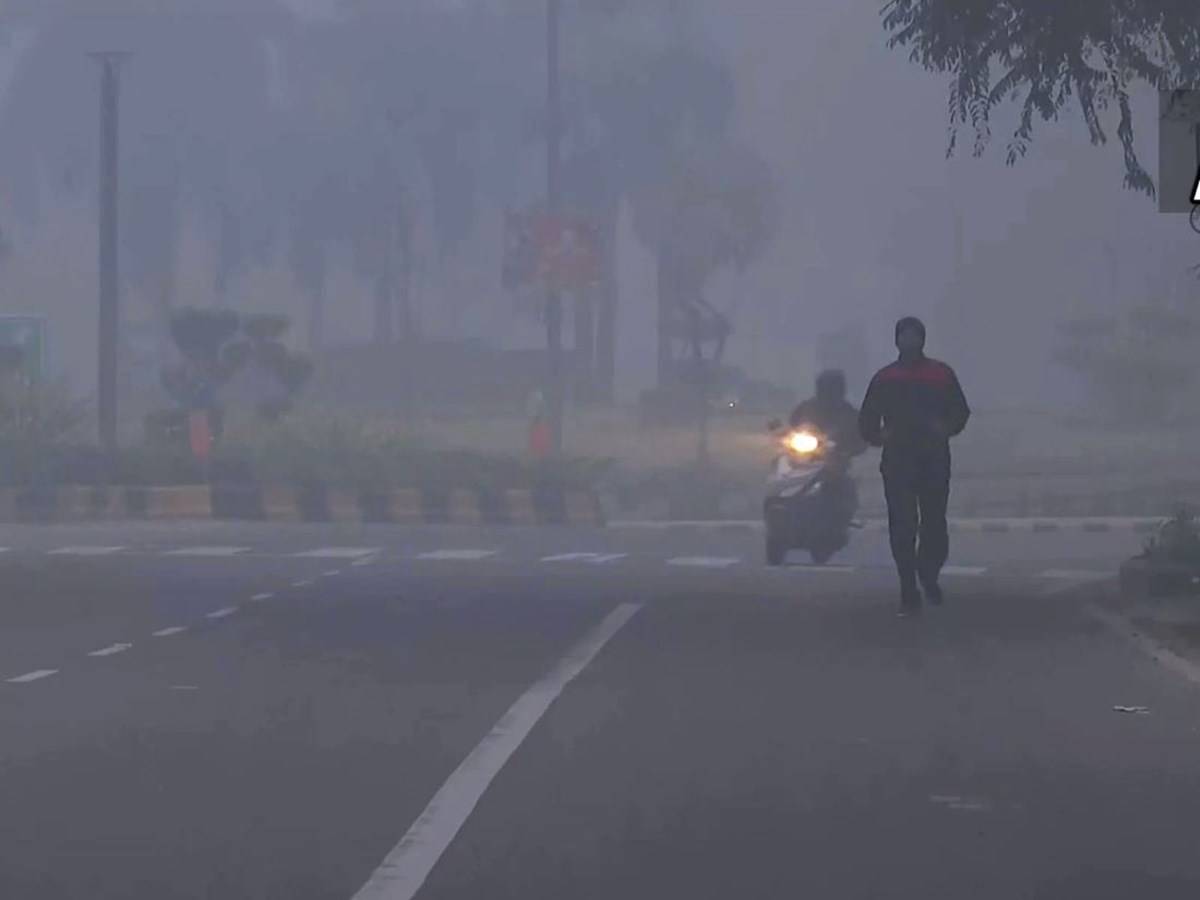 Temperature in New Delhi was 10.8 degrees Celsius at 5:30 a.m. today
