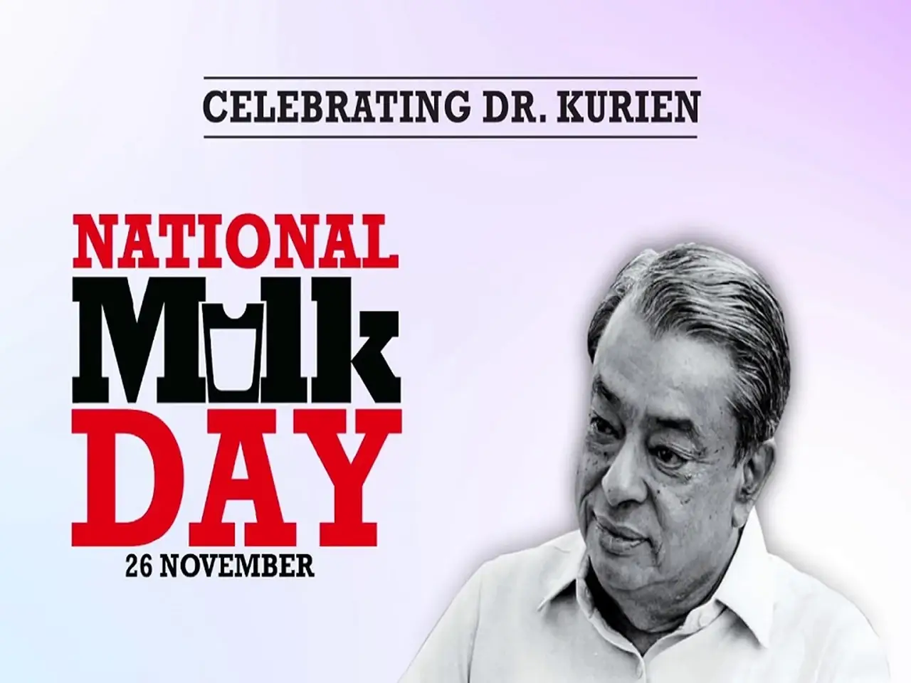 National Dairy Development Board (NDDB) & Indian Dairy Association (IDA) declared the first National Milk Day on 26 November .