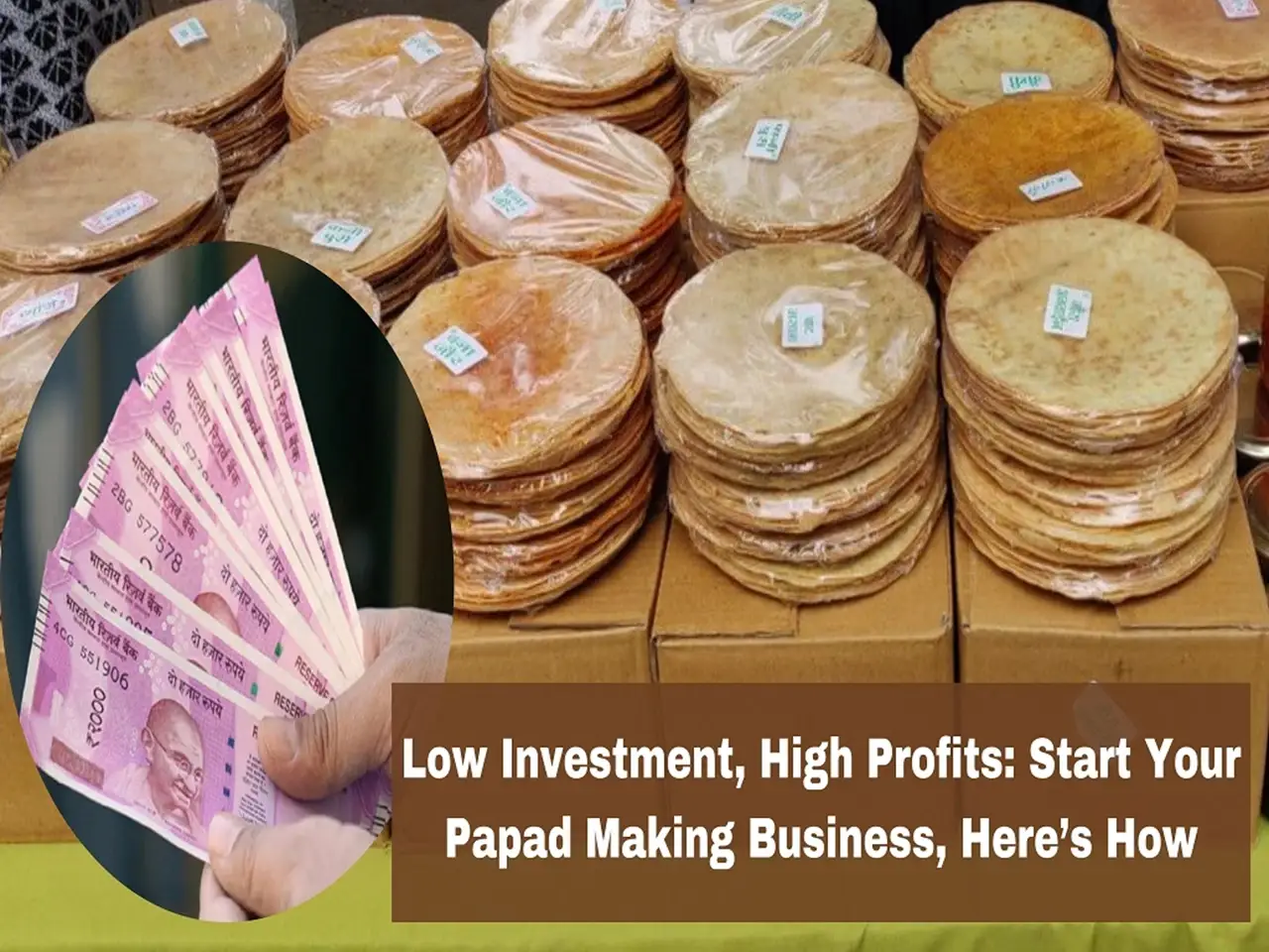 There are a few major brands, but the local brands largely control the papad market