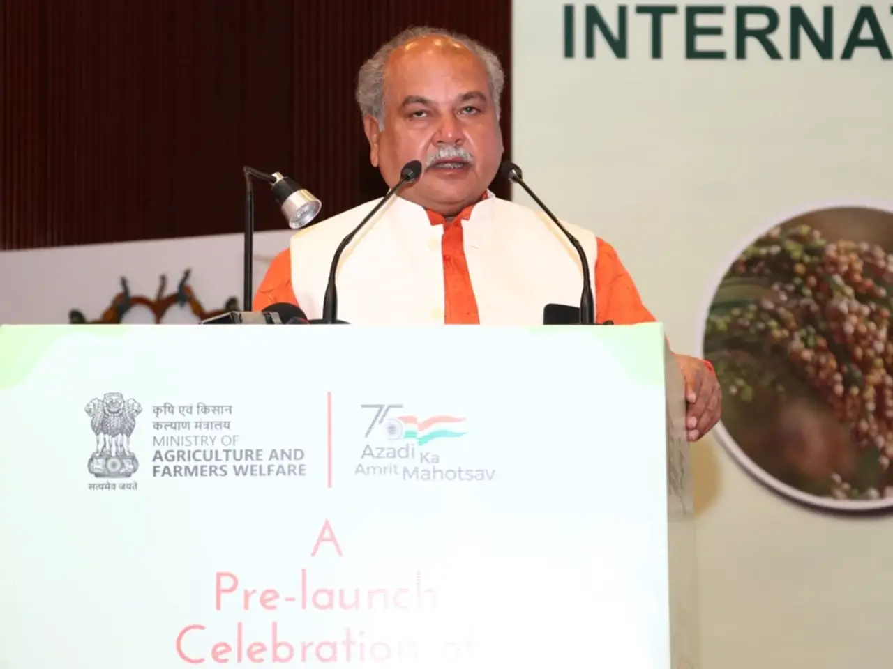 Narendra Singh Tomar, the Union Minister of Agriculture & Farmers Welfare
