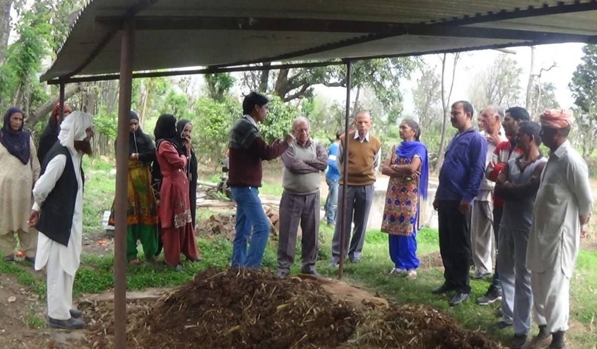 50 farmers from various panchayats in the hilly district are participating in the Krishi Vigyan Kendra (KVK) programme