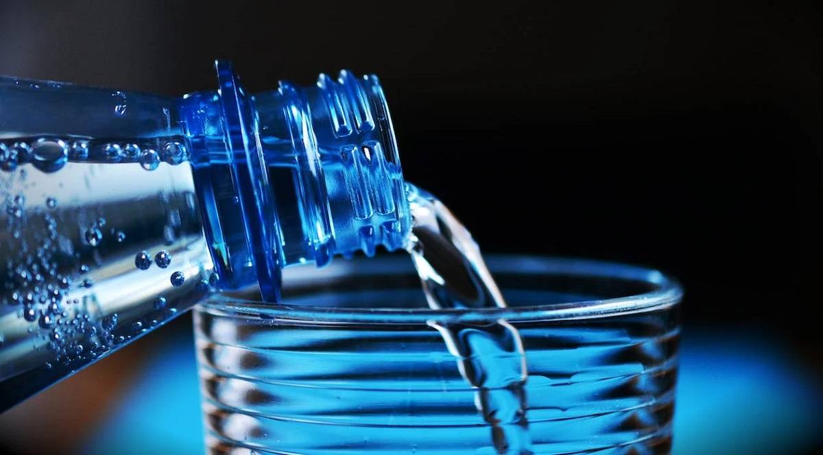 Physicians recommend drinking 8-10 glasses of water per day.