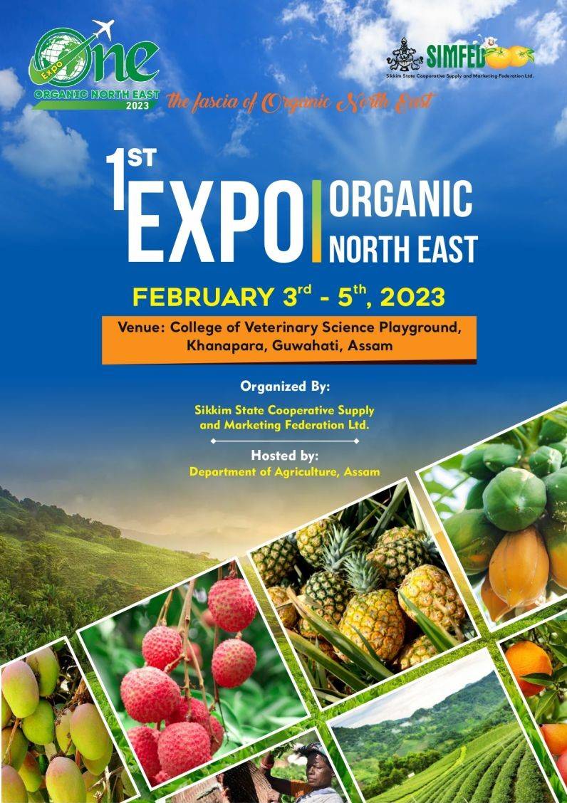 1st Expo Organic North East SIMFED to Organize India’s Biggest Trade