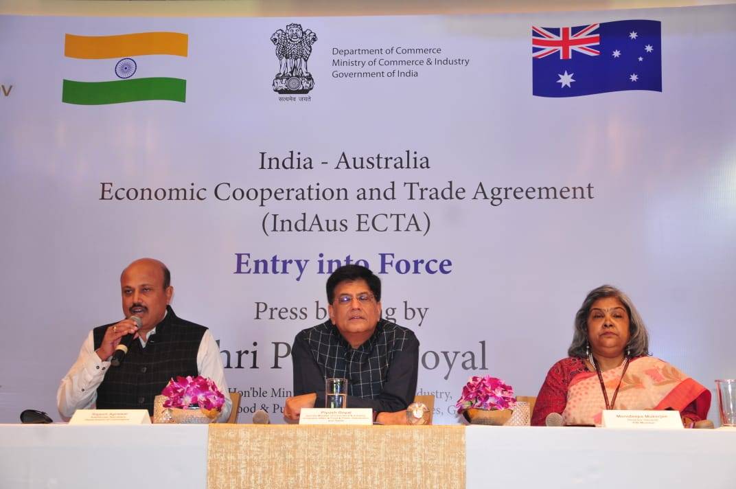 Indo-Australia ECTA provides an institutional mechanism to encourage and improve bilateral trade