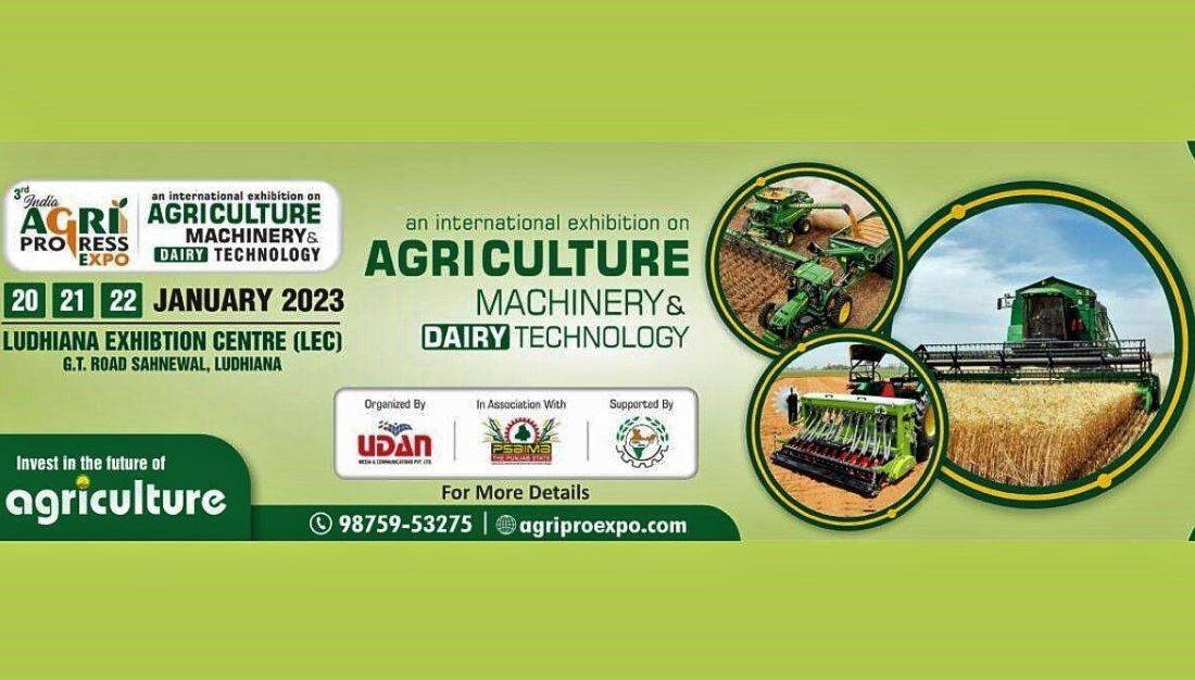 Three-Day Agri Progress Expo to be Held in Ludhiana from 20-22 January, 2023