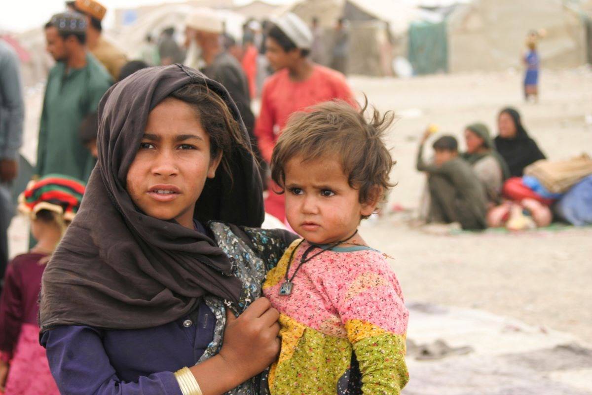 The living conditions of people, particularly children, in Afghanistan are deteriorating due to poverty & hunger