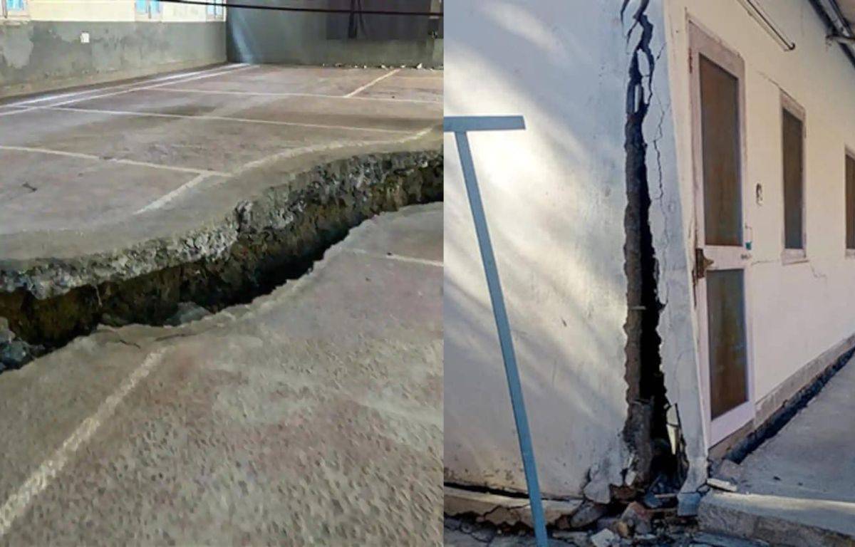 Homes have developed cracks, according to the locals, who claim they are being forced to build support structures to prevent their homes from collapsing under their weight.